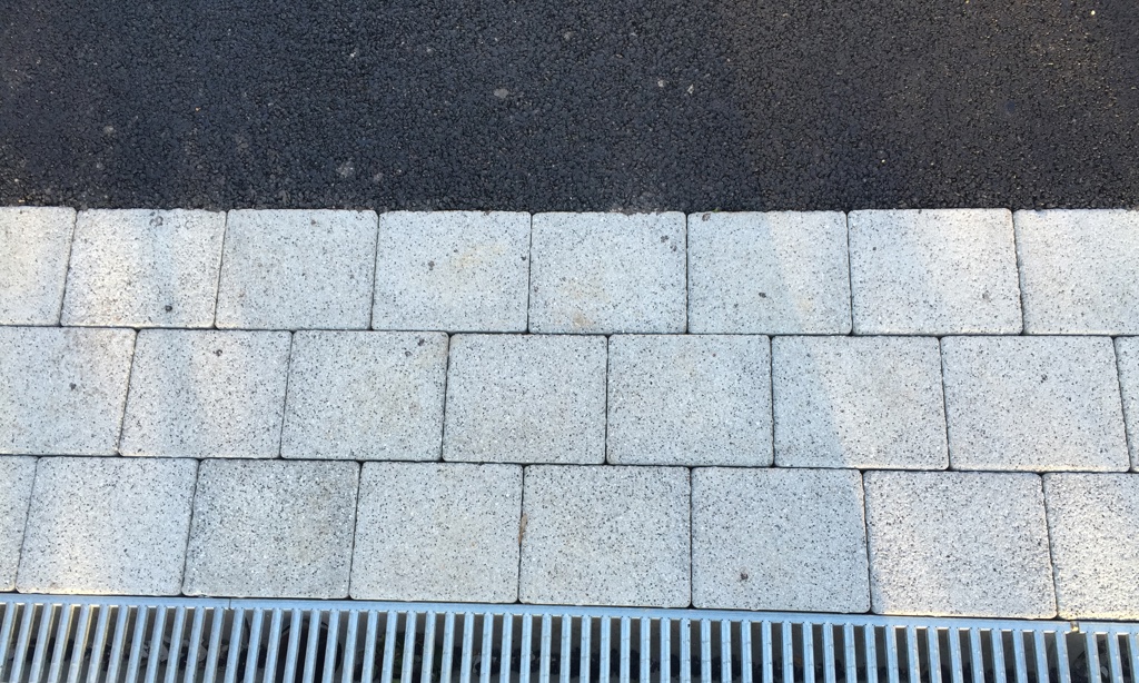 Block paving detail