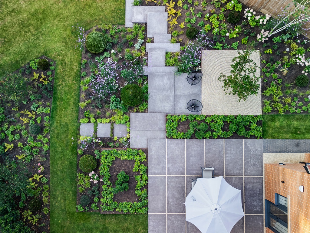 Aerial view after Planting
