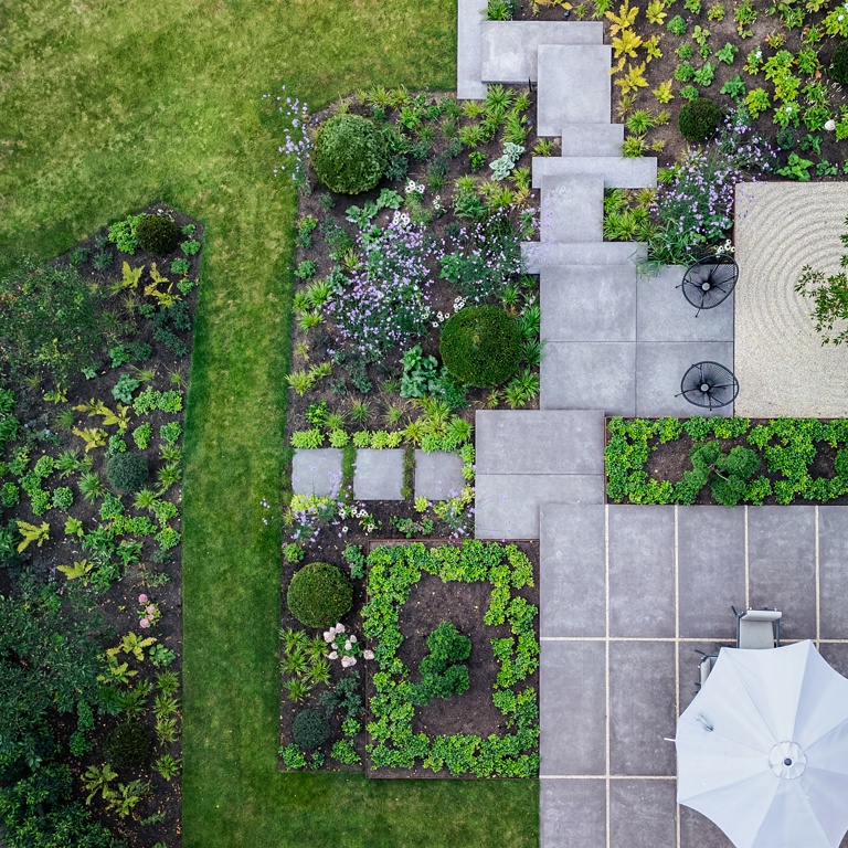 Aerial view after Planting