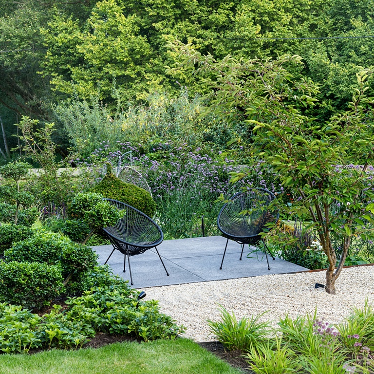 Prunus Multi-Stem & Seating