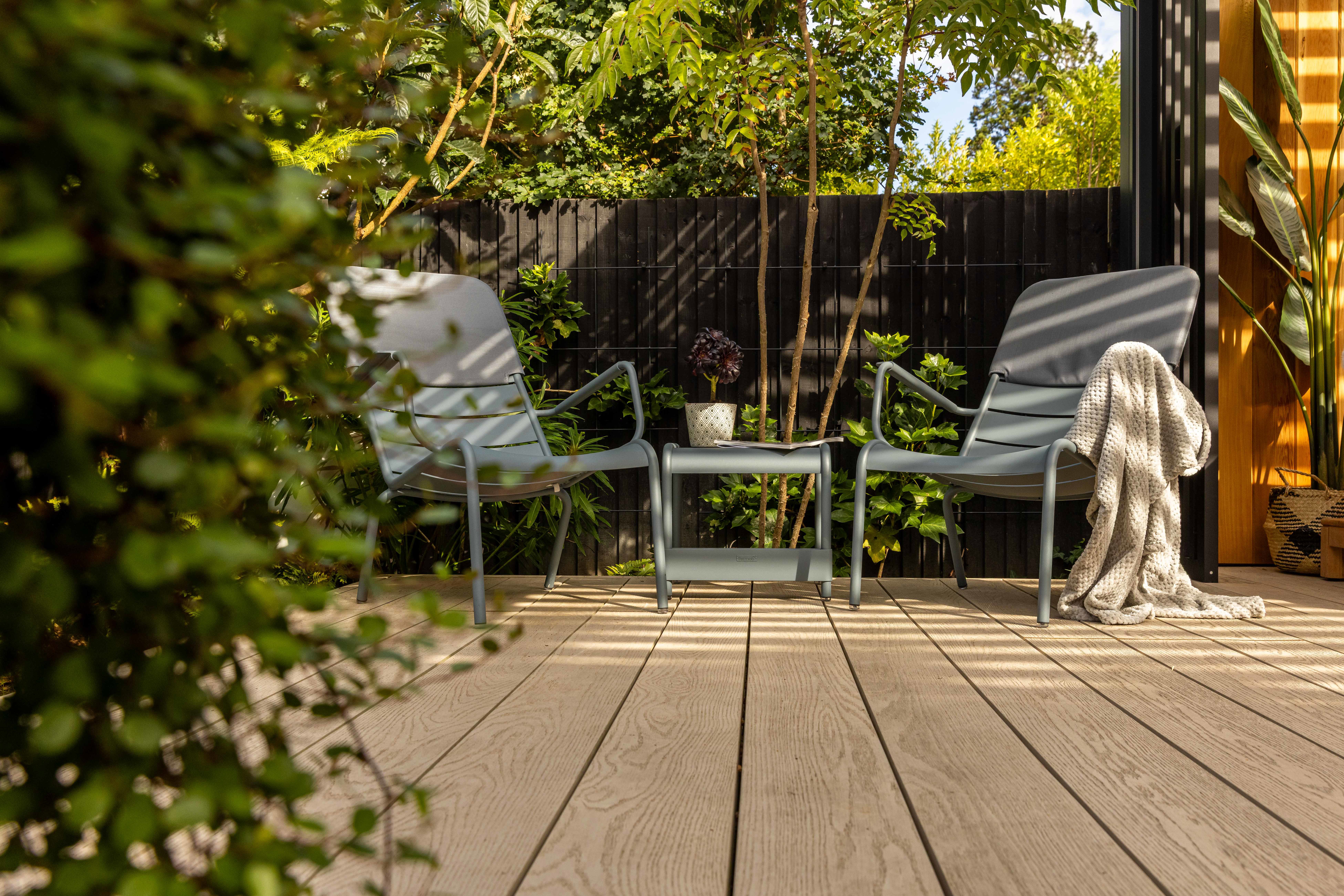 A place to sit, for those morning coffees or sundowner evenings 