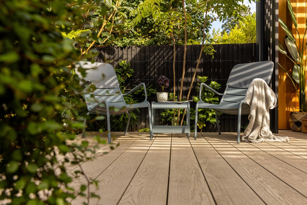 A place to sit, for those morning coffees or sundowner evenings