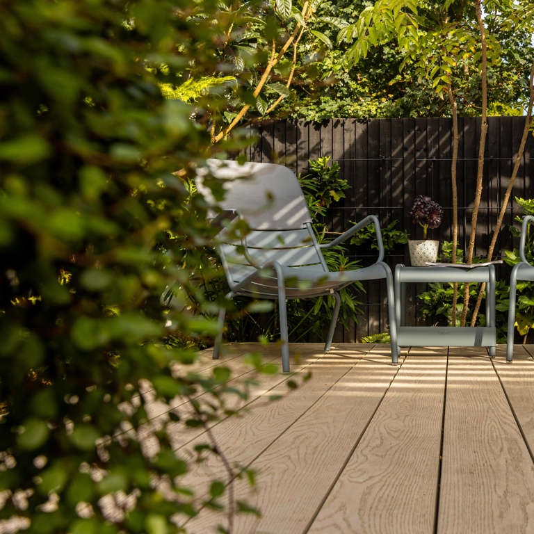 A place to sit, for those morning coffees or sundowner evenings