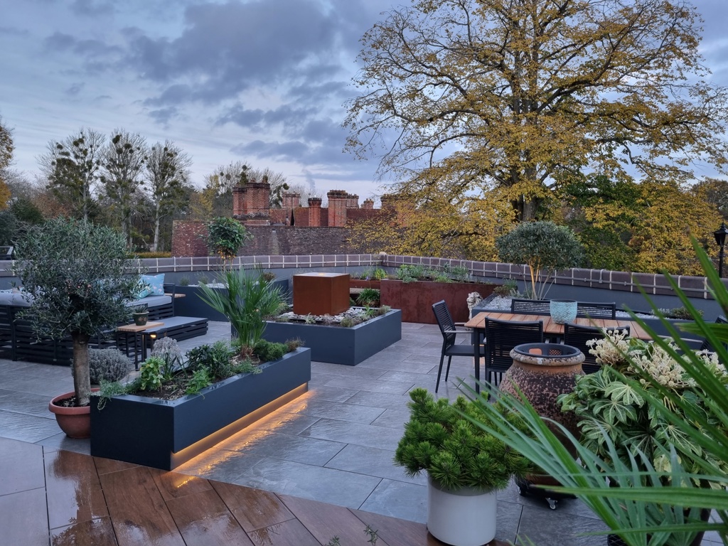 The Contemporary Rooftop Garden  