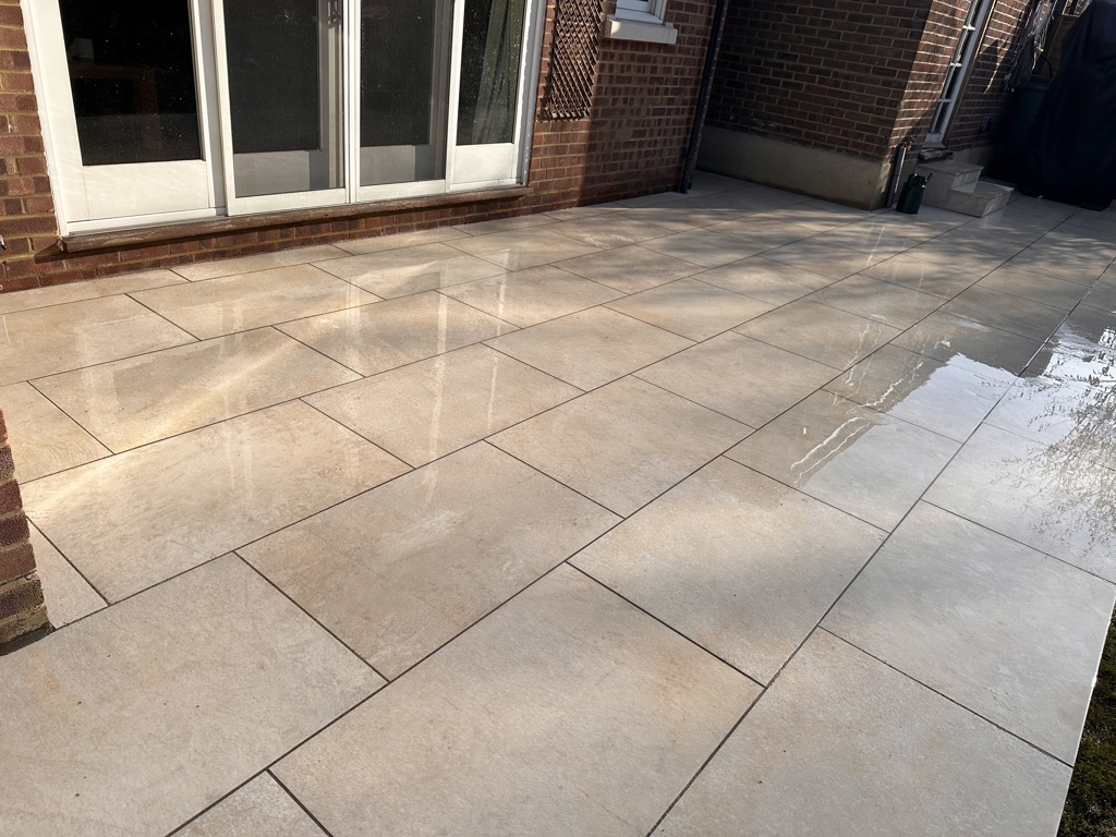 Moonstone Porcelain paving Installation