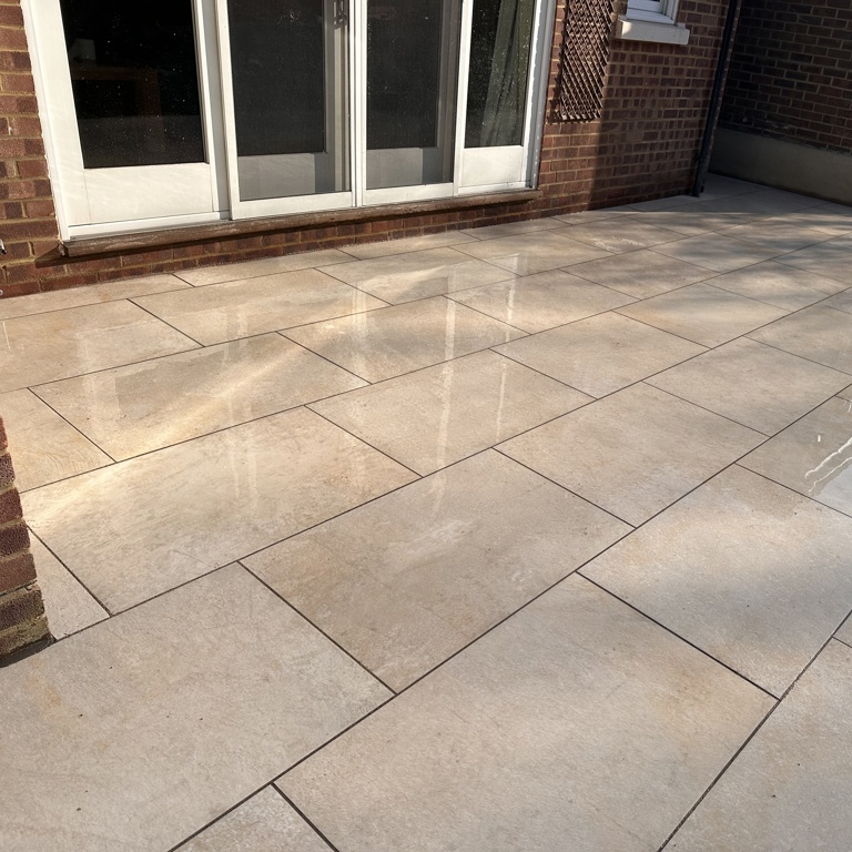 Moonstone Porcelain paving Installation