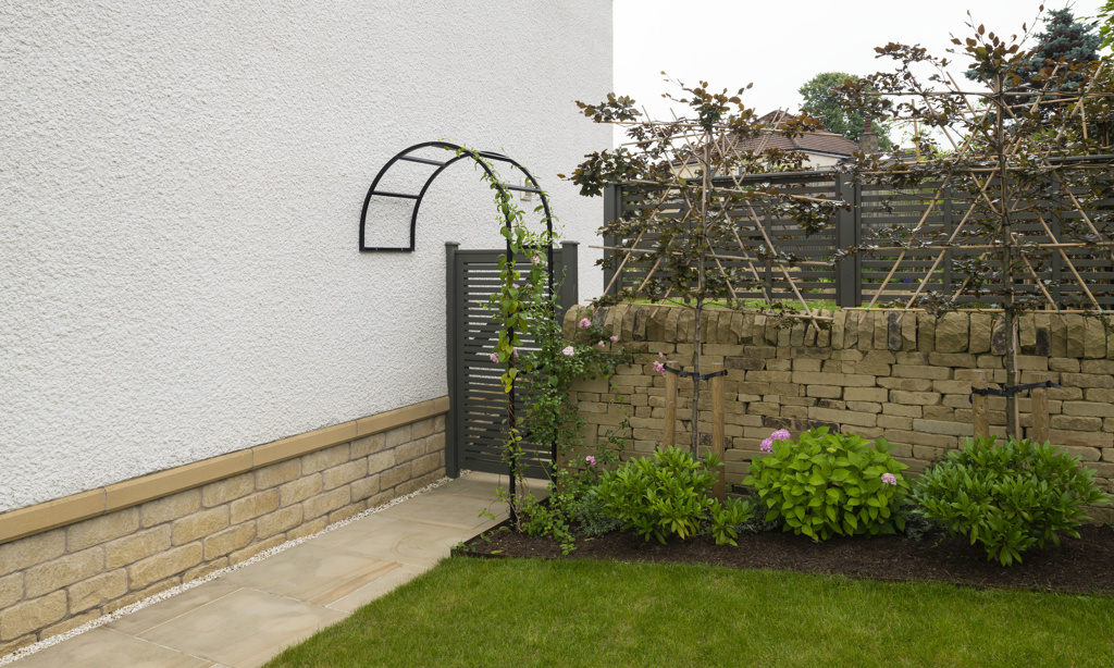 New entrance to garden