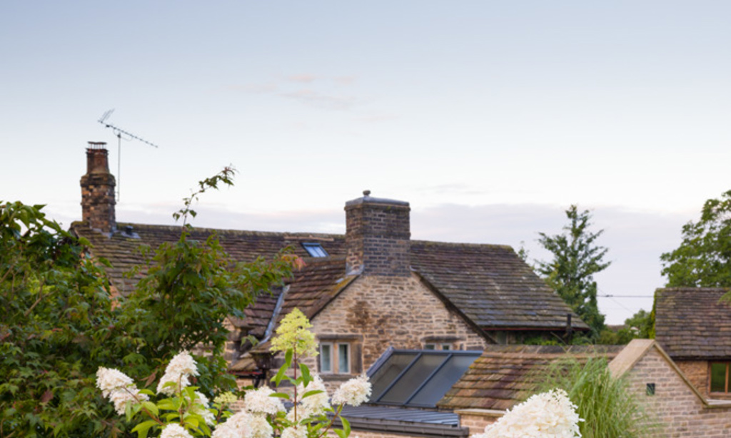 The Country Garden in the Hills