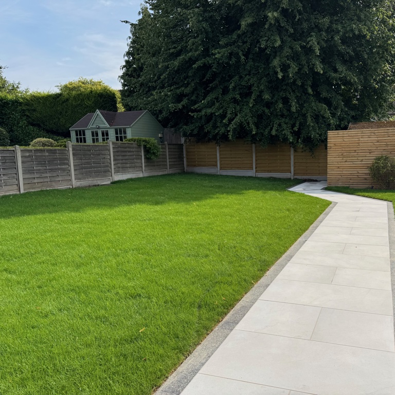 Pathway and edging planks