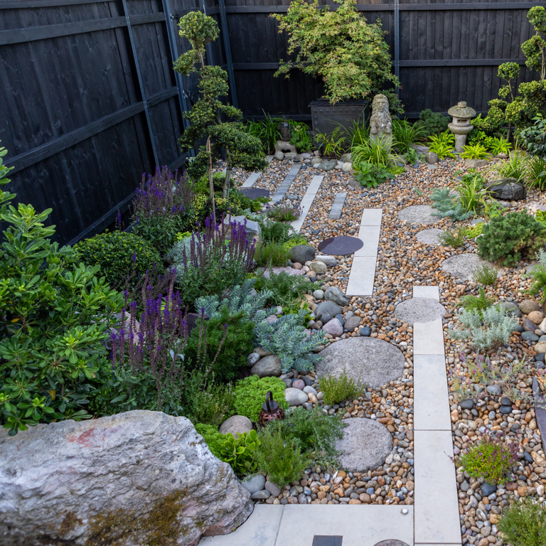 A Japanese-Inspired Garden