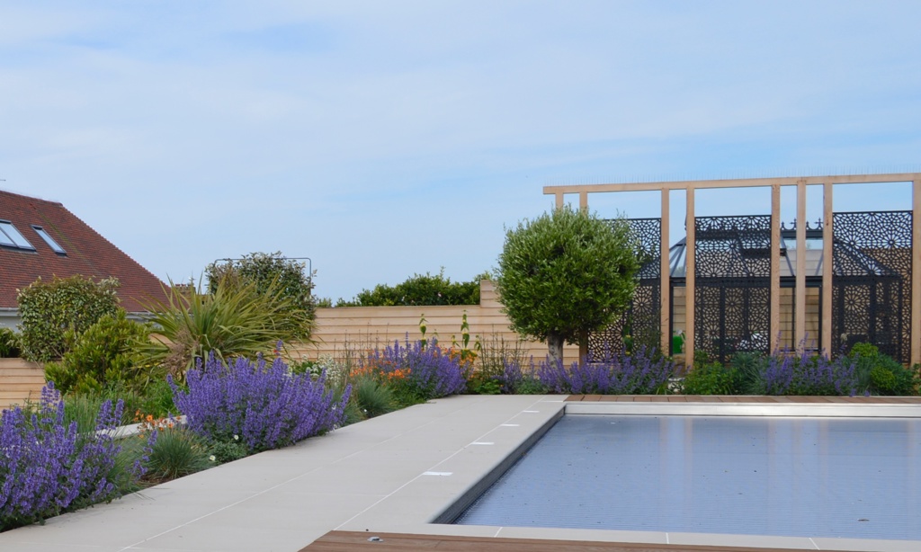 Poolside terrace