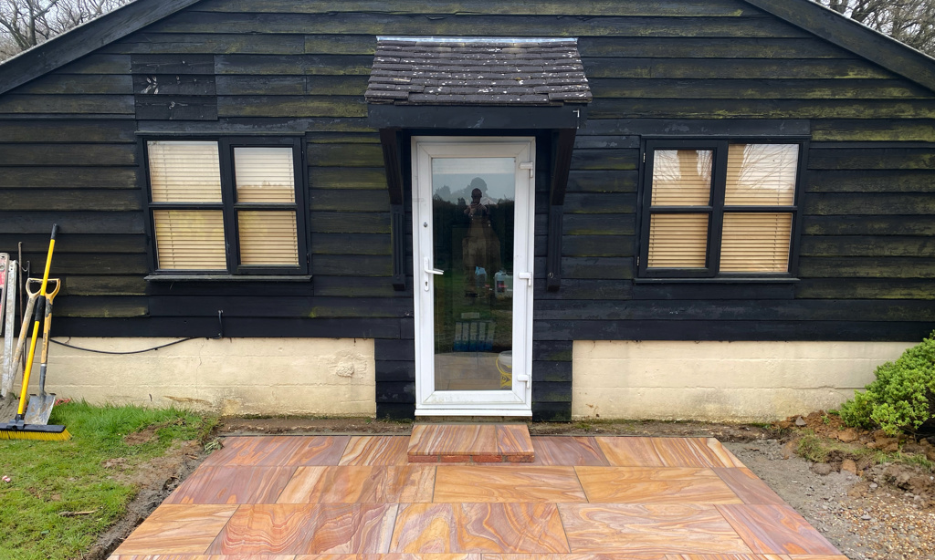 Rainbow Sandstone Patio