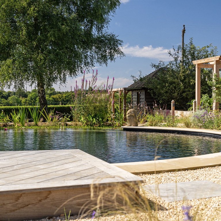 Circular Natural Pool