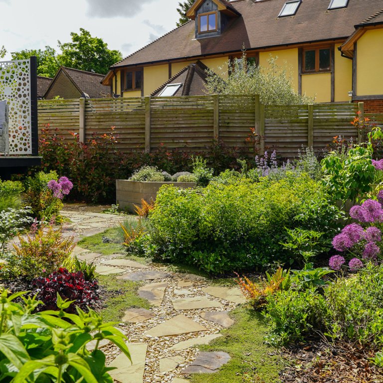 Garden Composite Decking in Chalfont St. Peter