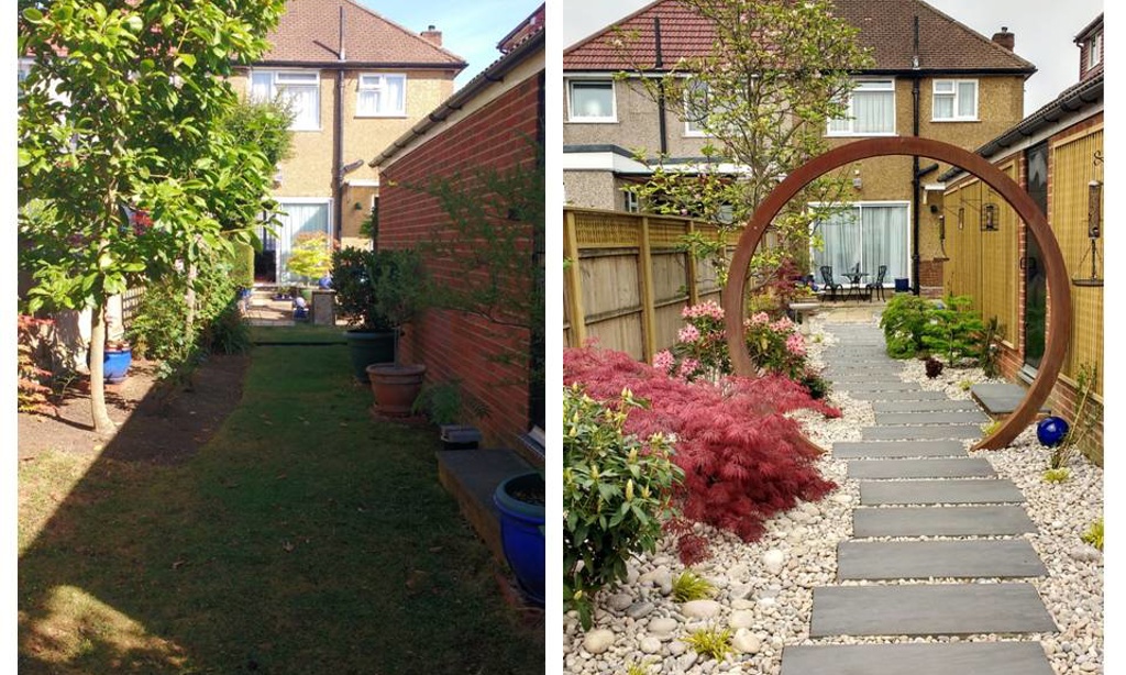 Japanese garden – Northolt – Before & after