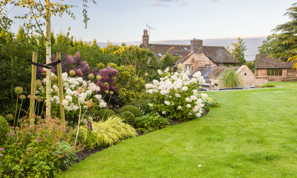 The Country Garden in the Hills