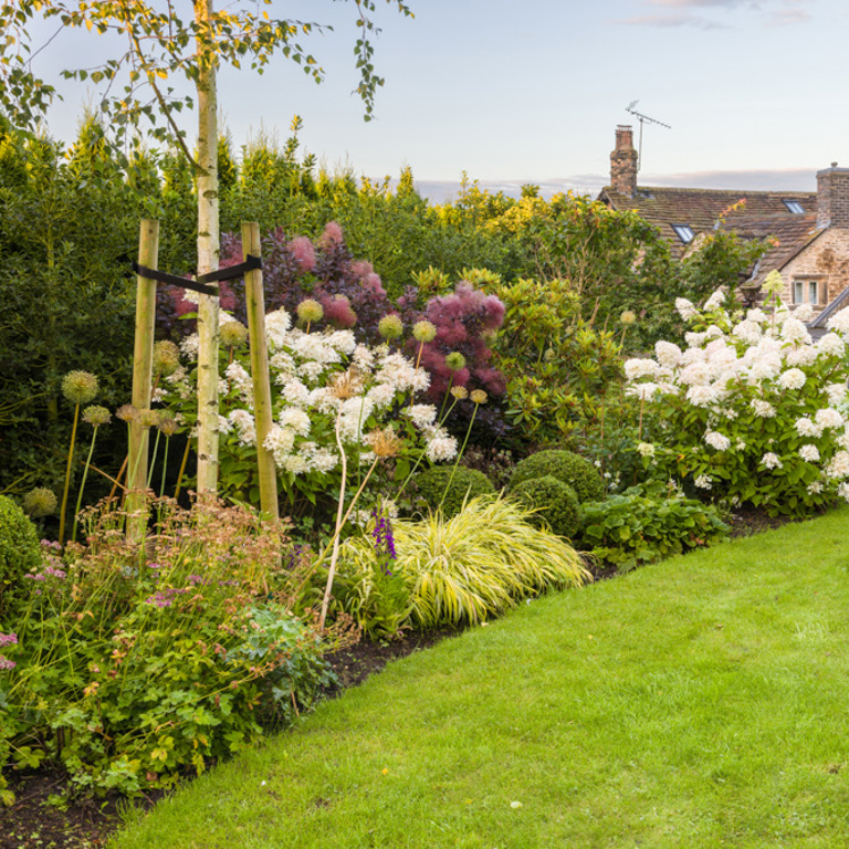 The Country Garden in the Hills