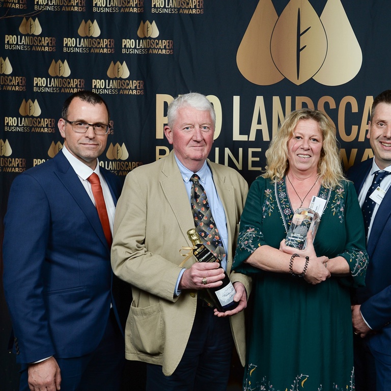 Trade Nursery of the Year 2023 collecting award