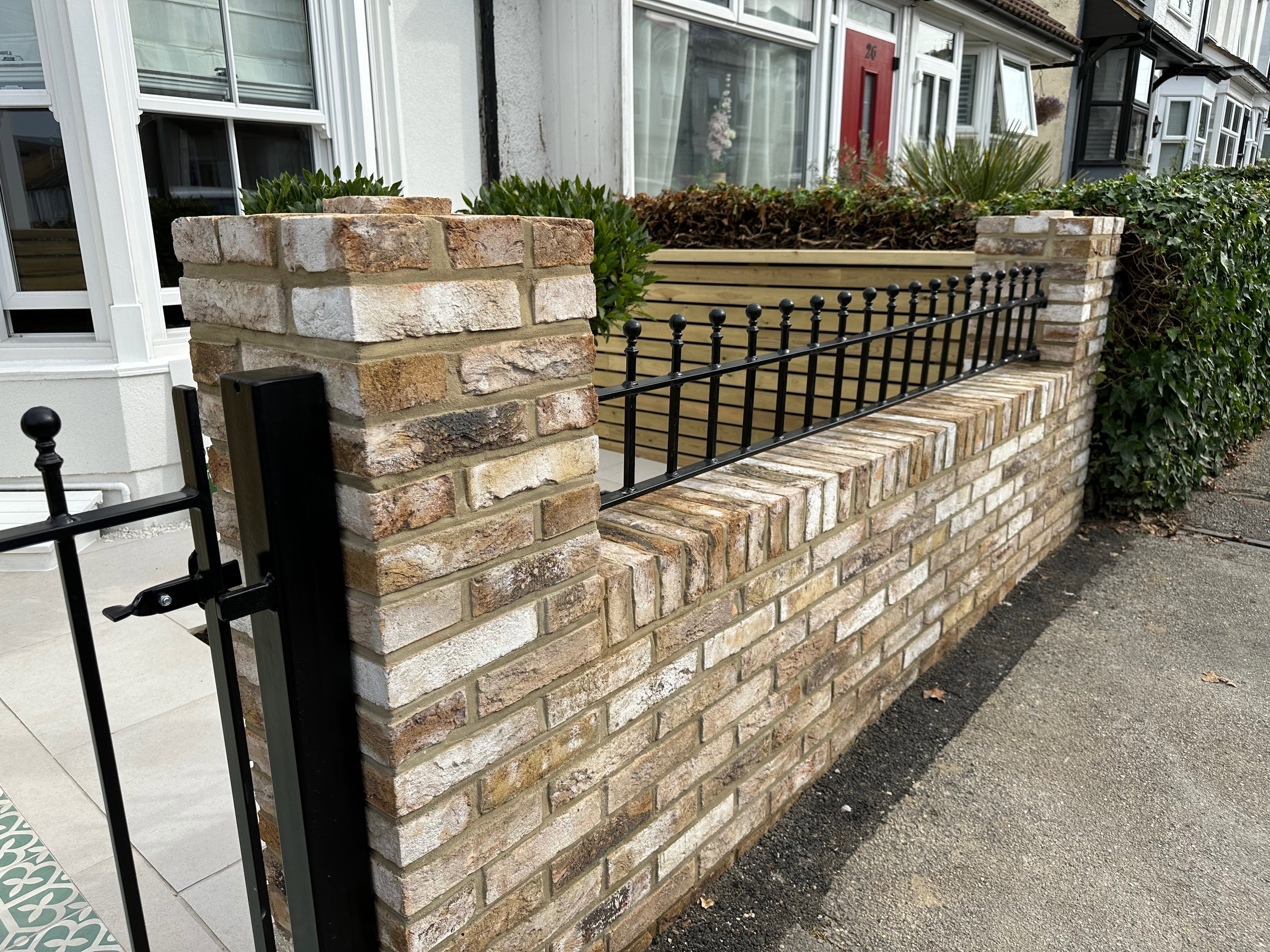 London mixture clay facing bricks
